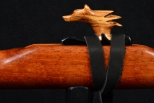 Mahogany Native American Flute, Minor, Mid G-4, #F55D